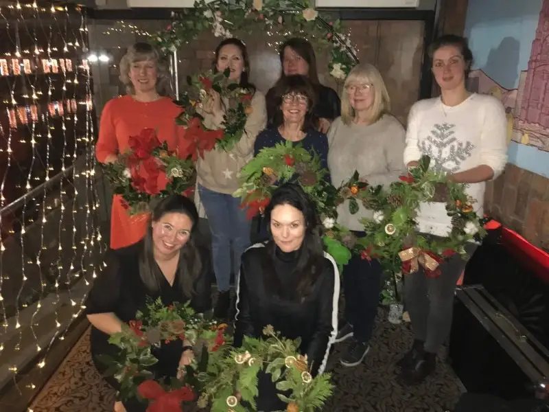 Christmas Wreath Making Workshop - Private Parties